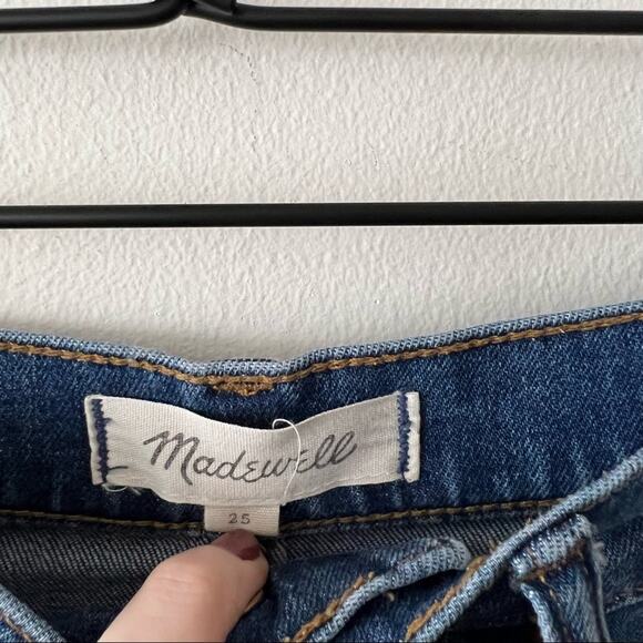 Madewell High-Rise Denim Shorts in Glenoaks Wash: Cutoff Edition - Picture 6 of 8